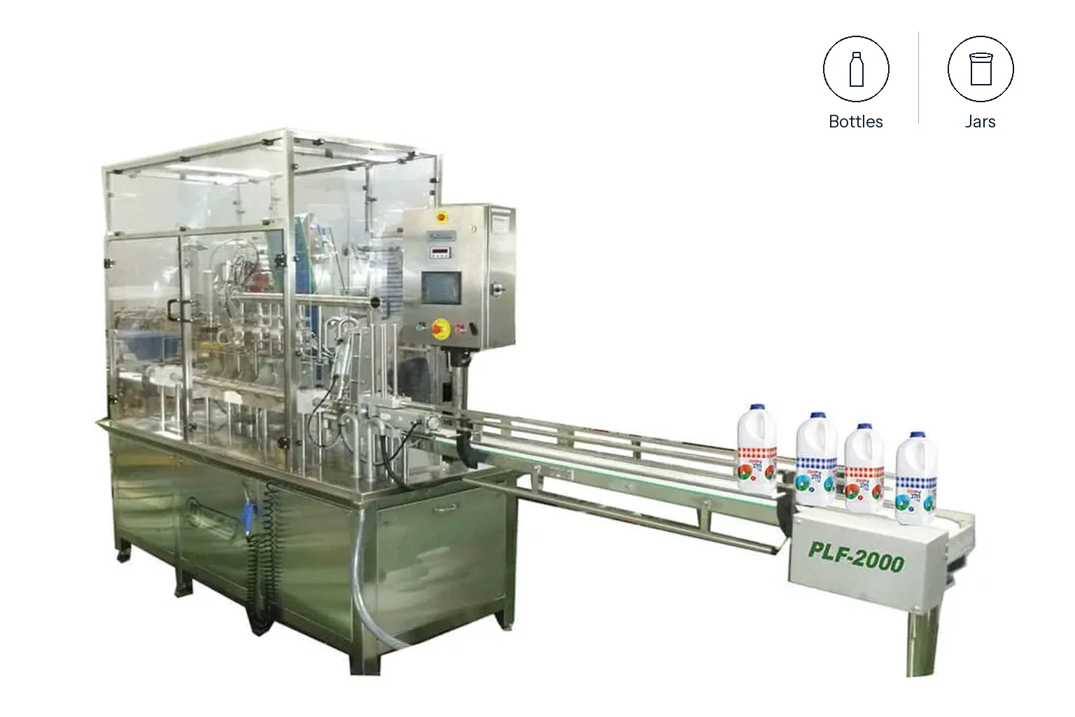 Inline Bottle and Jars Filling Machine