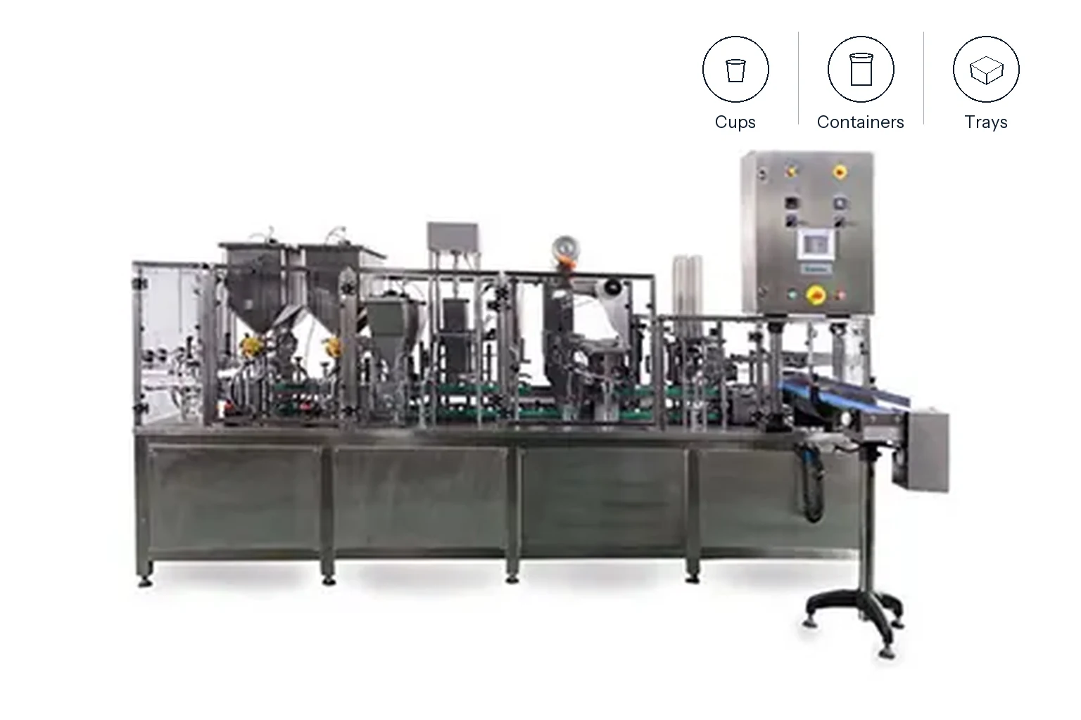 Pneumatic Inline Filling and Sealing Machine