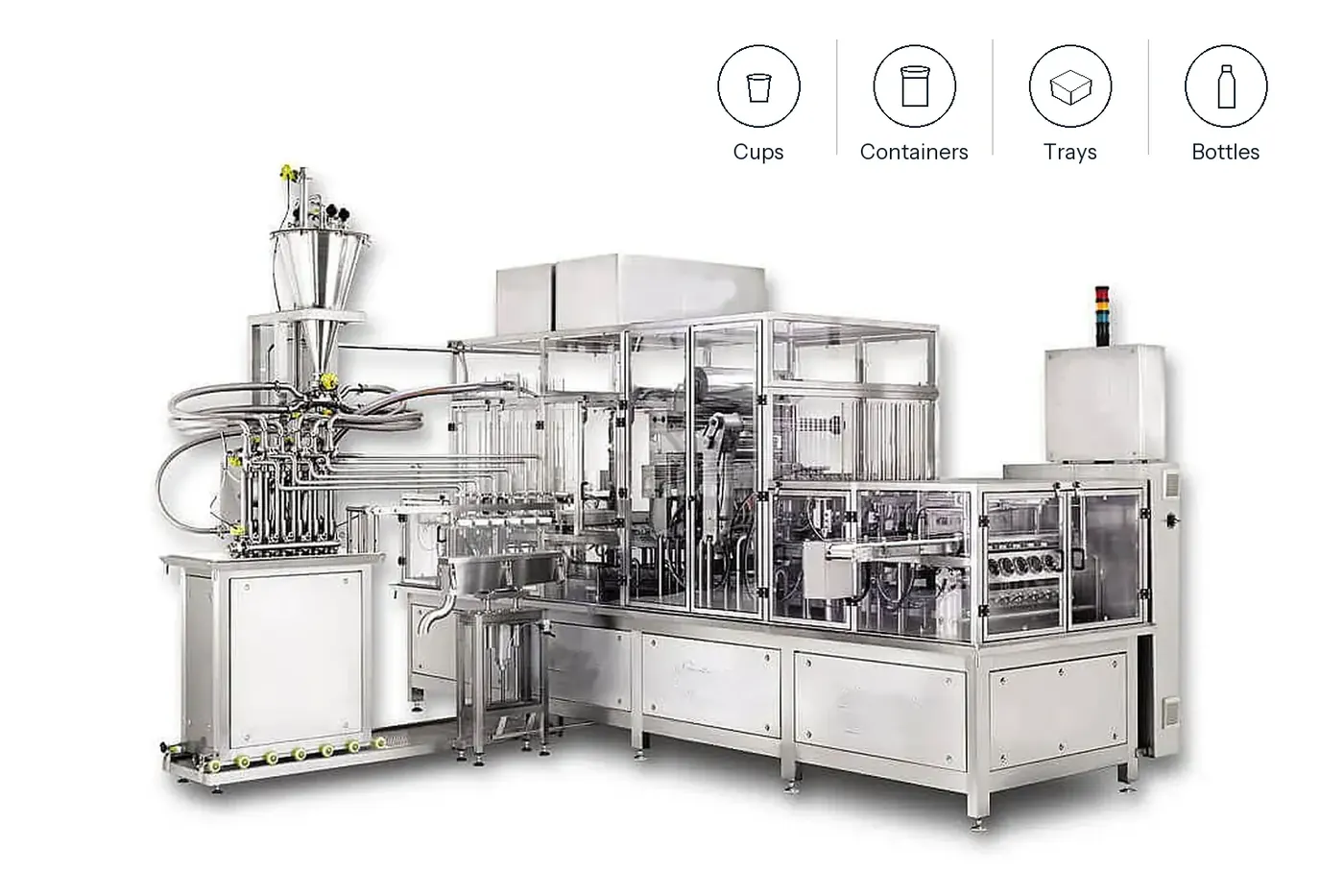 Inline Servo Filling and Sealing Machine