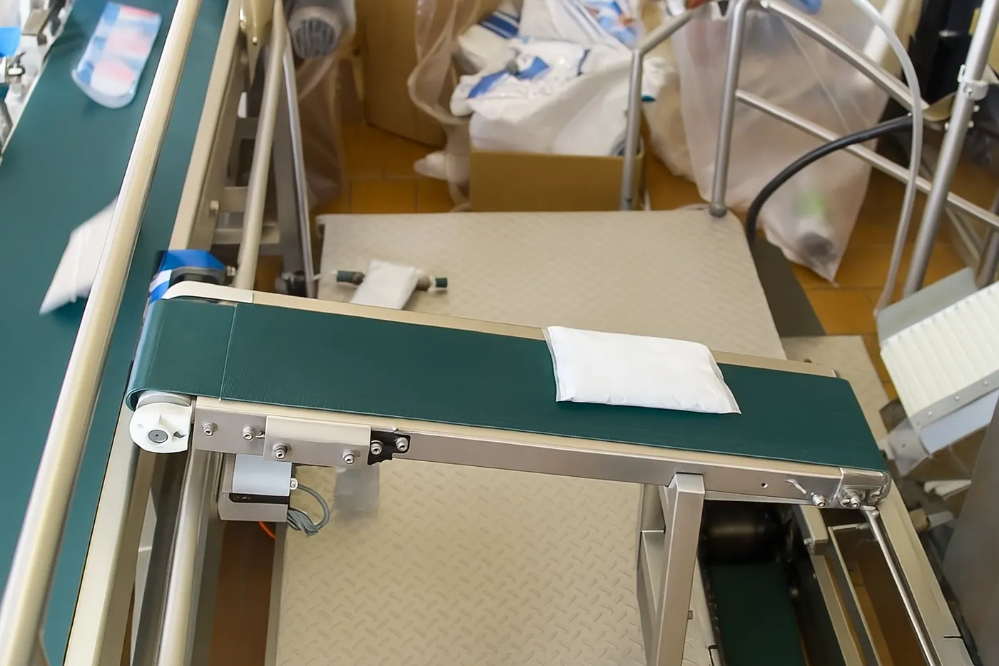 Installed case-packing equipment receiving production support
