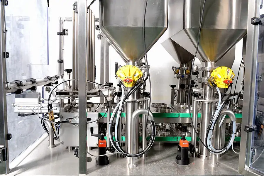 Pneumatic Inline Filling and Sealing Machine